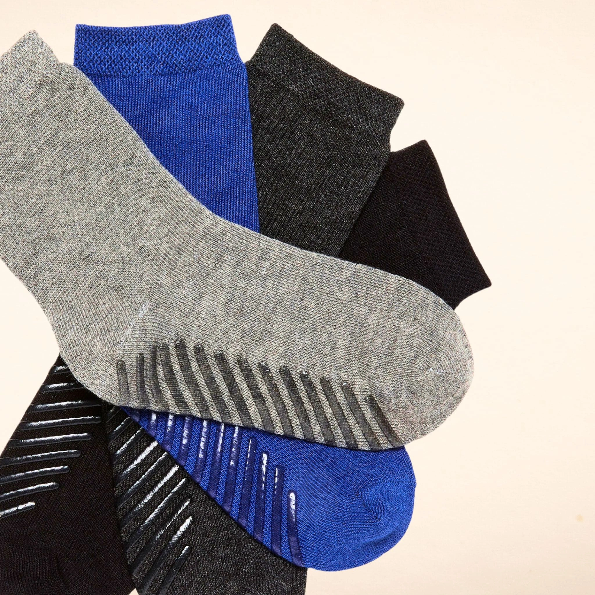 Cozy Kid Crew: Grippy Socks for Little Explorers - 4 Pack!